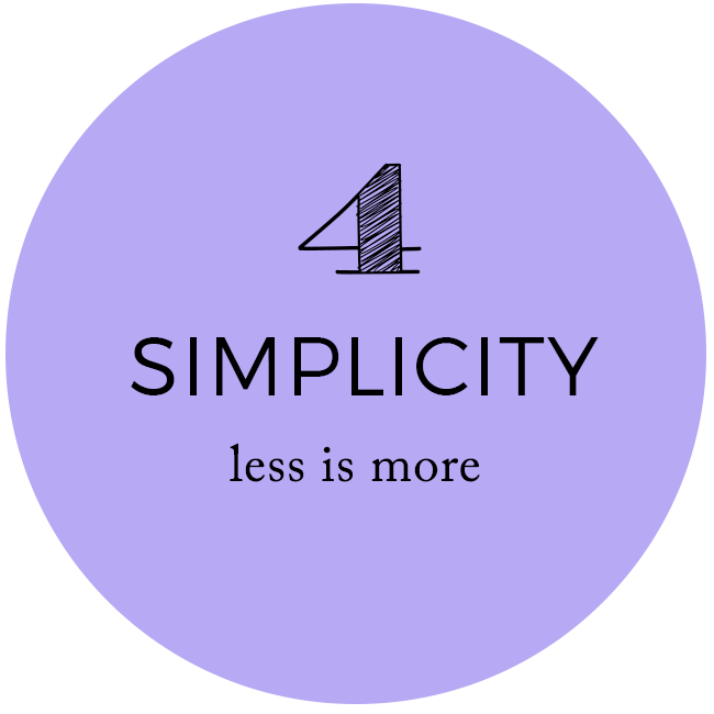 Simplicity - Less is More