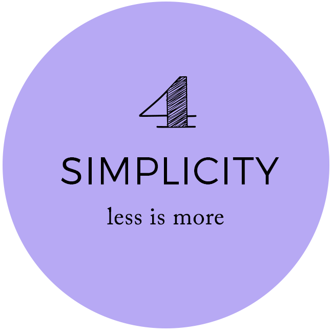 Simplicity - Less is More