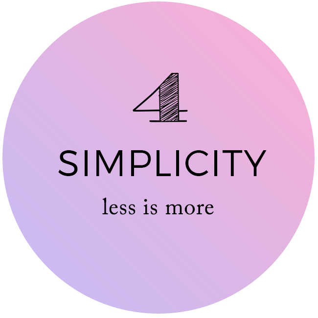 Simplicity - Less is More